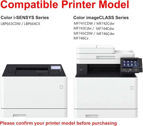 055TOTHER CARTRIDGE SET SET PRESSITION CANON 055 CRG-055 TONER CARTRIDGE متوافقة مع COLOR ImageClass MF743CDW MF741CDW LBP664CDW MF746CDW PINTER (أسود سايان ماجنتا صفراء ، 4 حماقة) in Kuwait