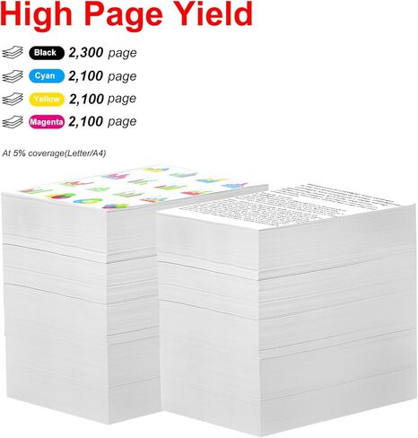 055TOTHER CARTRIDGE SET SET PRESSITION CANON 055 CRG-055 TONER CARTRIDGE متوافقة مع COLOR ImageClass MF743CDW MF741CDW LBP664CDW MF746CDW PINTER (أسود سايان ماجنتا صفراء ، 4 حماقة) in Kuwait