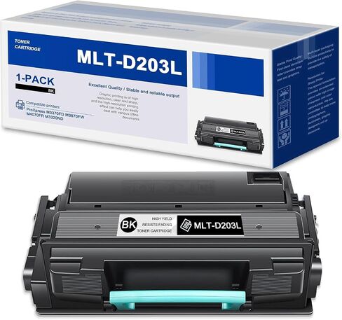 MLT-D203L D203L High Livel Toner Cartridge Presentive for Samsung MLT-D203L 203L TONER لاستخدامه مع PROXPRESS M3320ND M3820DW M4020ND M3870FW M4070FR M4072 TONER (حزمة واحدة) in Saudi Arabia