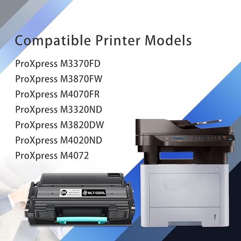 MLT-D203L D203L High Livel Toner Cartridge Presentive for Samsung MLT-D203L 203L TONER لاستخدامه مع PROXPRESS M3320ND M3820DW M4020ND M3870FW M4070FR M4072 TONER (حزمة واحدة) in Saudi Arabia