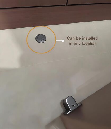 2 Packs Magnetic Doors Stoppers, Door Wedge Stopper for Bottom of Door, No Drill Invisible Doorstops for Inside Door, Heavy Duty Magnetic Doors Catch Holder to Keep Doors Open (Gray) in Saudi Arabia