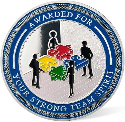 BHealthLife 10 Pcs Team Spirit Award Coins Set Appreciation Gifts for Employees Inspirational Coins Bulk Gifts for Coworkers Team Members Staffs Students in Saudi Arabia