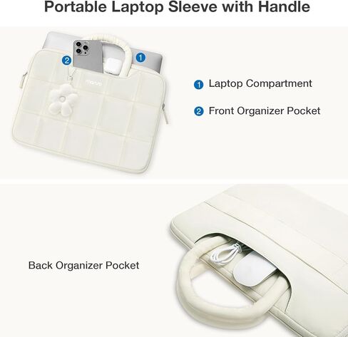 MOSISO Compatible with MacBook Air 13 inch Case 2025-2022 M4 A3240 M3 A3113 M2 A2681, Hard Case&Sleeve Bag&Keyboard Skin&Webcam Cover&Screen Film&Rectangle Quilted Bag with Pendant, Baby Pink&Sand in Saudi Arabia