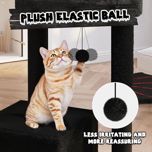 شجرة القطط القوطية ، برج قطال هالوين مع خدش ما بعد الشقة in Kuwait