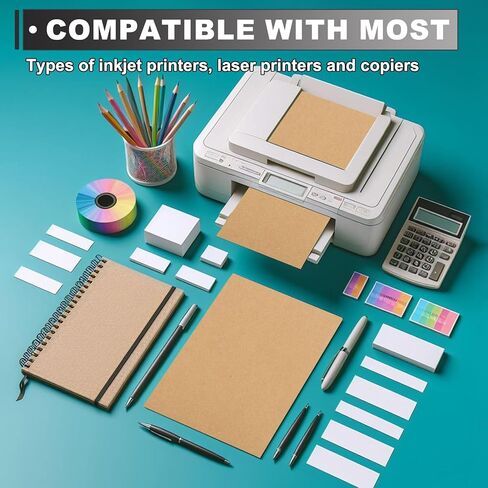 MECCANIXITY 10 Sheets Yellow Cardstock Printer Paper 8.5" x 11" A4 Thick Paper Sheet 250gsm/170lb Bulk Card Stock for Printer DIY Scrapbook Menus Cards Invitations and Crafts in Saudi Arabia
