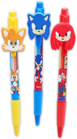 Sonic The Hedgehog Stationery Journal Set for Kids - Bundle with Sonic Spiral Notebook, Pens, Stickers, More Journal Notebook Stationery Set in Saudi Arabia
