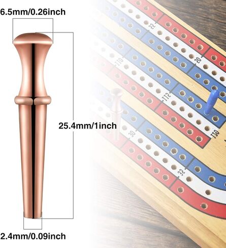 36 قطعة من الأوتاد المعدنية cribbage progs cribbage progs تناسب 1/8 ثقوب مع حقيبة تخزين الرباط للعبة التقليدية cribbage ، 4 ألوان in Saudi Arabia