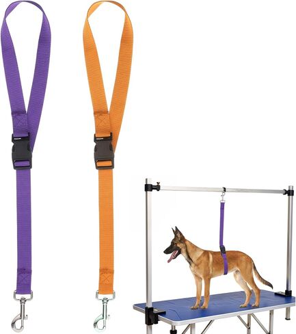 حلقات Glooming Grooming Pet Dog Royps Nylon Banose قابلة للتعديل قابلة للتعديل حبل سلامة Cat Cat للحيوانات الأليفة طاولة الاستمالة في المنزل معلقة تسخير لقطعة القطع الأظافر. in Kuwait