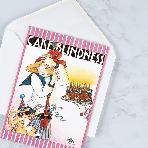 Striped Celebration Birthday Cards - Set of 8 (4 designs), Large 5" x 7" Birthday Cards, Sentiments Inside, Envelopes Included in Saudi Arabia