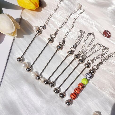 Beadable Cup Charms Metal Silver Cup Chain Decoration Cups Accessories for Tumblers in Saudi Arabia