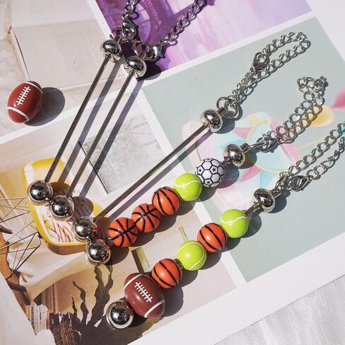 Beadable Cup Charms Metal Silver Cup Chain Decoration Cups Accessories for Tumblers in Saudi Arabia