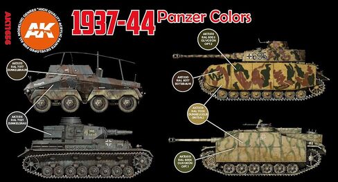 AK Interactive 3G German War Colors 37-44-Plastic Modeling Paints and Associory ، Item # AK-11656 in Saudi Arabia