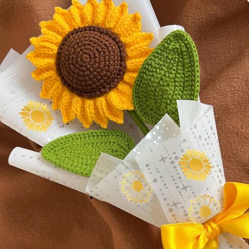 1000Pcs Summer Clear Sunflower Stickers Roll Gold Foil Flower Seal Stickers Self-Adhesive Spring Floral Label Decals for Craft Scrapbook Envelope Card Party Favor Decor in Saudi Arabia