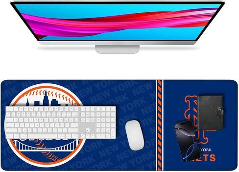 ألعاب لوحة الماوس Mousepad 31.5 × 11.8 بوصة فأر كبيرة للوحة المفاتيح والماوس مع قاعدة مطاطية مضادة للانزلاق ، لوحة مفاتيح البيسبول Pad XL Mouse For Los Angeles Home and Office in Kuwait