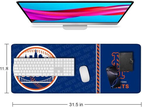 ألعاب لوحة الماوس Mousepad 31.5 × 11.8 بوصة فأر كبيرة للوحة المفاتيح والماوس مع قاعدة مطاطية مضادة للانزلاق ، لوحة مفاتيح البيسبول Pad XL Mouse For Los Angeles Home and Office in Kuwait