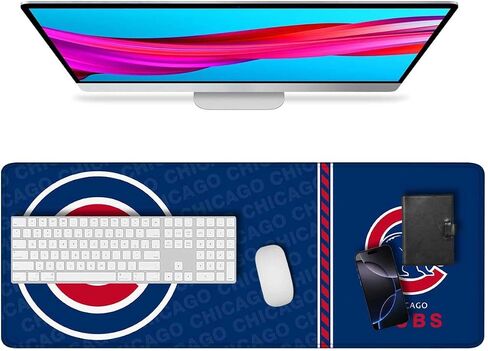 ألعاب لوحة الماوس Mousepad 31.5 × 11.8 بوصة فأر كبيرة للوحة المفاتيح والماوس مع قاعدة مطاطية مضادة للانزلاق ، لوحة مفاتيح البيسبول Pad XL Mouse For Los Angeles Home and Office in Kuwait