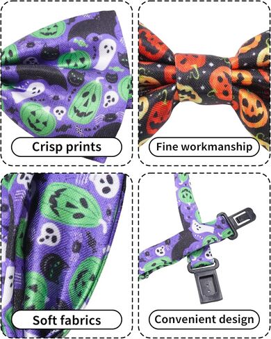 PET SHOW 30 Pack 4th of July Small Dog Collar Bow Ties Bulk Puppy Adjustable US Flag Bowties for Medium Dogs Cats Patriotic Bowknots Pet Holiday Party Grooming Accessories (Small) in Saudi Arabia