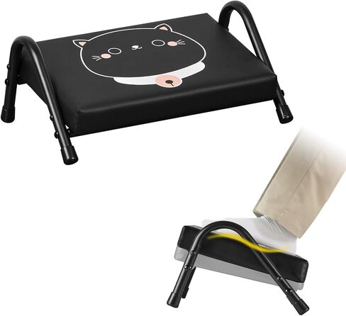 Foot Rest for Under Desk at Work,Ergonomic Foot Rest for Office Use,Comfortable Foot Stool with Adjustable Heights,Relieving Pain in Lower Back, Hip, Knee(Grey) in Kuwait