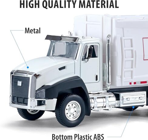 7.8" abletop Display 2024 Election Souvenir, 1:50 Scale Garbage Truck Toy - Premium Alloy & ABS Plastic Model Car, Perfect for Fans, Supporters, Halloween & Christmas Decor in Kuwait
