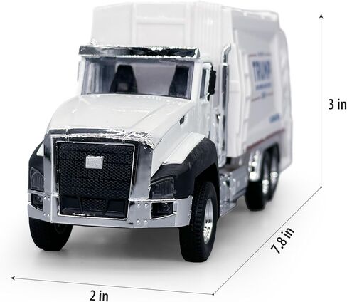 7.8" abletop Display 2024 Election Souvenir, 1:50 Scale Garbage Truck Toy - Premium Alloy & ABS Plastic Model Car, Perfect for Fans, Supporters, Halloween & Christmas Decor in Kuwait