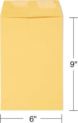 مظاريف كتالوج ستابلز ، 6 بوصة × 9 بوصة ، بني ، 1000/كرتون (ST381944-CCVS) in Kuwait