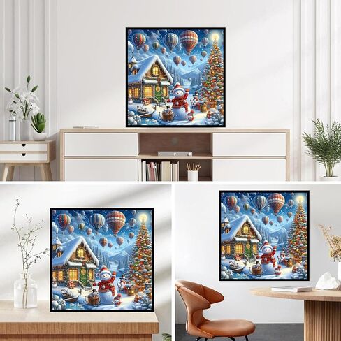 Fall Diamond Art Kits for Adults, Highland Cow and Pig Diamond Painting Kits for Beginners, Full Drill Round 5D DIY Paint by Diamonds Gem Art and Crafts Home Decor 12x12 inch in Saudi Arabia