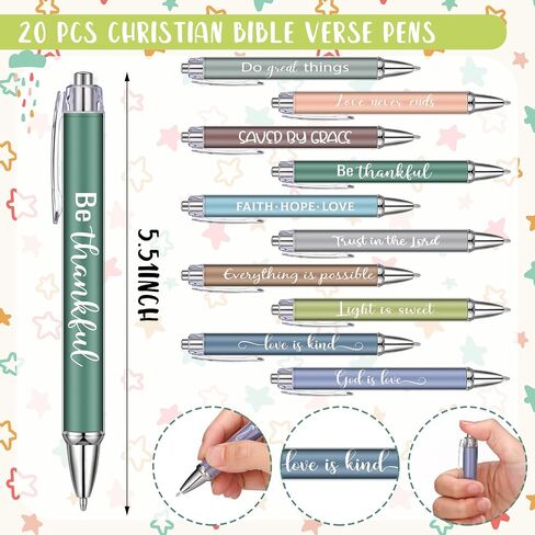 20 مجموعات/40 PCS هدايا مسيحية محمول كبيرة للمرأة مسيحية ألوان مائية ملاحظات مع ملونة لزجة الخيزر in Saudi Arabia