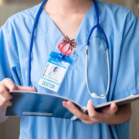 شارة القرع السقوط بكرة خريف اليقطين مع القوس قابلة للسحب هدايا حامل المعلم طالب التمريض RN LPN شارات الخريف لطيف in Kuwait