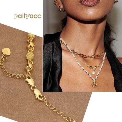 Bracelet Extender Double Lobster Clasp 925 Sterling Silver and Gold Pleted Necklace Clasps and Closures for DIY in Kuwait