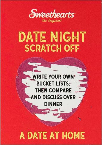 SWEETHEARTS 52 Date Night Ideas Scratch Off Card Game | Perfect Couple Gifts for Her or Him | Romantic and Fun Present for Boyfriend, Girlfriend, Wife, Husband, Engagement, Birthday or Anniversaries in Saudi Arabia