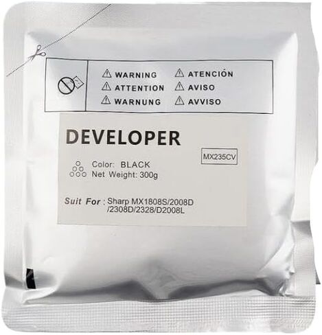 1PCS 300G MX235CV Developer Powder متوافق مع MX1808S 2008D 2308D 2328D 2008L COPIER ERBILL (1PCS Black 300G) in Saudi Arabia