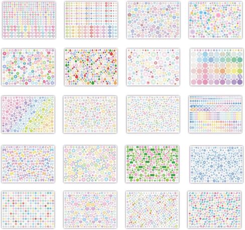 4000 PCS كتاب ملصقات كورية لـ KPOP ، ملصقات ديكو ، ملصقات ضوئية لطيفة صغيرة كورية تلصق ملصق الفراشة النجوم in Kuwait