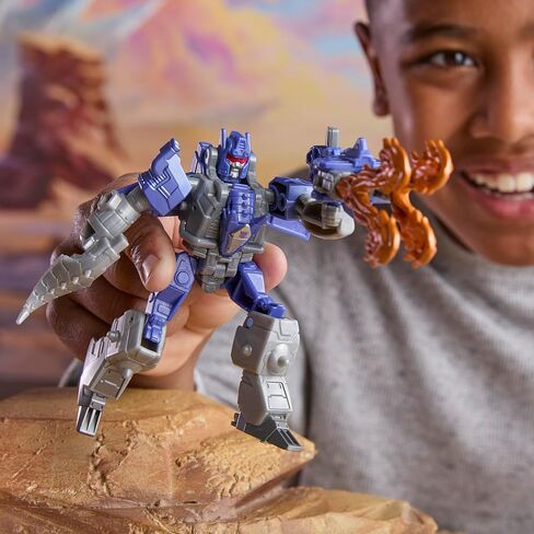 Transformers CYBERWORLD Galvatron Armored Cyber Changers 4-Inch Action Figure, Quick Change to Dragon Mode, Robot Toys for Boys and Girls 6 and Up in Saudi Arabia