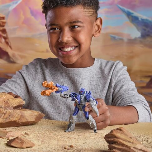 Transformers CYBERWORLD Galvatron Armored Cyber Changers 4-Inch Action Figure, Quick Change to Dragon Mode, Robot Toys for Boys and Girls 6 and Up in Saudi Arabia