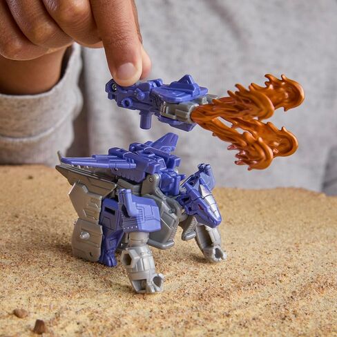 Transformers CYBERWORLD Galvatron Armored Cyber Changers 4-Inch Action Figure, Quick Change to Dragon Mode, Robot Toys for Boys and Girls 6 and Up in Saudi Arabia