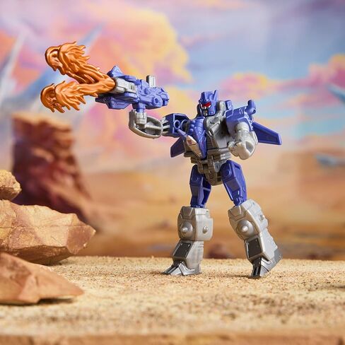 Transformers CYBERWORLD Galvatron Armored Cyber Changers 4-Inch Action Figure, Quick Change to Dragon Mode, Robot Toys for Boys and Girls 6 and Up in Saudi Arabia