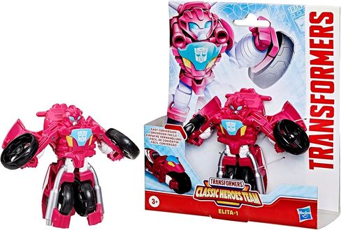 Transformers Classic Heroes Team Elita-1 4.5 بوصة ، وتحويل من خطوة واحدة ، ولعب الروبوت للفتيات والفتيان 3 وما فوق in Saudi Arabia
