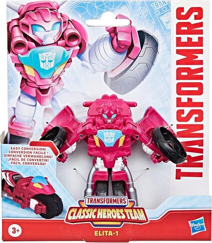 Transformers Classic Heroes Team Elita-1 4.5 بوصة ، وتحويل من خطوة واحدة ، ولعب الروبوت للفتيات والفتيان 3 وما فوق in Saudi Arabia