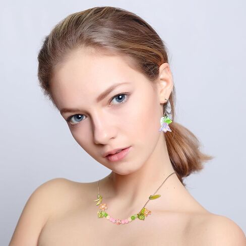 400PCS Green Leaf Beads for Jewelry Making Transparent Acrylic Leaf Charms Plant Bead for Beaded Plant Earrings Necklaces Bracelets Pendants DIY Crafts, Assorted Cute Leaves Beads Caps Set in Saudi Arabia