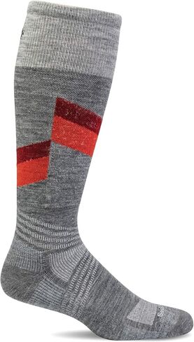 Sockwell Men's The Steep Ski Moderate Graduated Compression Sock, Natural-L/XL in Saudi Arabia