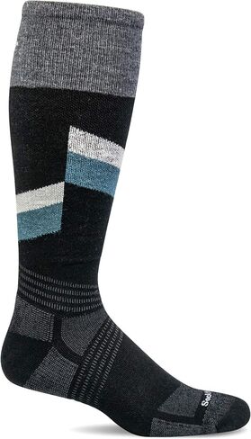 Sockwell Men's The Steep Ski Moderate Graduated Compression Sock, Natural-L/XL in Saudi Arabia
