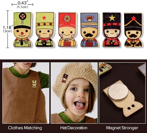 Generic 6pcs Needle Minder for Sewing,Magnetic Needle Keeper for Cross Stitch,Cute Cartoon Pin,Needle Holder for Embroidery,Needlework Storage Accessory, Gift for Cross Stitch Lover（Random） in Saudi Arabia