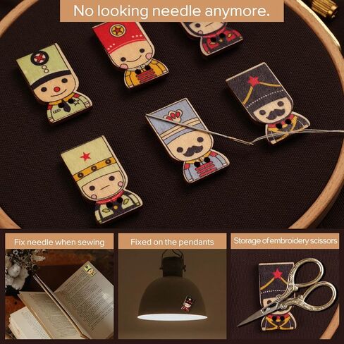 Generic 6pcs Needle Minder for Sewing,Magnetic Needle Keeper for Cross Stitch,Cute Cartoon Pin,Needle Holder for Embroidery,Needlework Storage Accessory, Gift for Cross Stitch Lover（Random） in Saudi Arabia