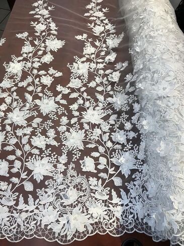 Princess 3d Floral ProtiDer مع عطلات على بيع الدانتيل الشبكي بواسطة الفناء. in Saudi Arabia