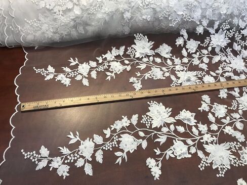 Princess 3d Floral ProtiDer مع عطلات على بيع الدانتيل الشبكي بواسطة الفناء. in Saudi Arabia