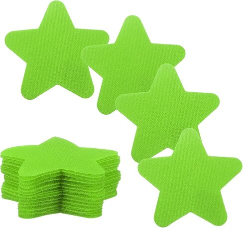 uxcell 30 pcs spot spot armers ، 4 بوصة علامات الرشاشات غير المنقولة للسجاد الفصول الدراسية ، النجوم نقاط لكرة القدم ، علامات تدريب كرة السلة ، الأزرق in Saudi Arabia