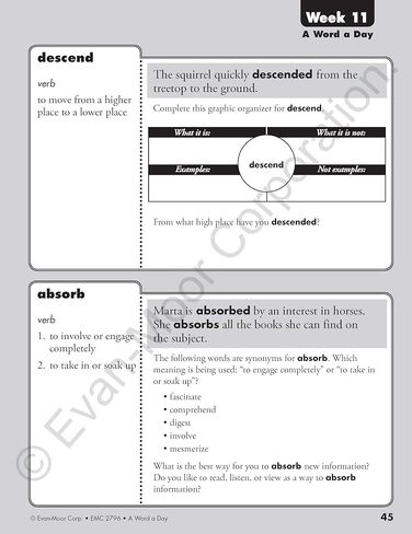 Evan-Moor A Word a Day, Grade 6 in Saudi Arabia