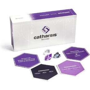 CATHARSIS Catharsis Method - Emotional Intelligence Solitaire & CBT Practice for Introspective Adults, Teens, Friends, & Couples - Therapy Cards for Personal Development, Ages 15+, 1-2 Players in Saudi Arabia