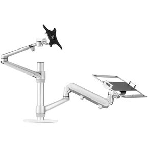 OL-3L Pro Aluminium ارتفاع سطح المكتب 17-32 بوصة شاشة التثبيت ذراع ربيع غاز + 12-17 بوصة حامل الكمبيوتر الكامل (OL-3L-PRO-B) in Kuwait