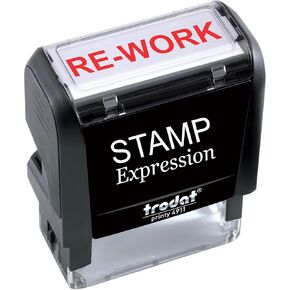 Stampexpression - إعادة عمل مكتب طابع المطاط في مكتب إعادة العمل - الحبر الأحمر (A -5377) in Kuwait